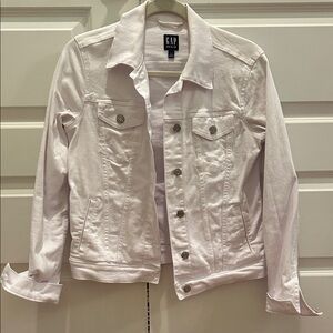 GAP Denim white Jacket XS